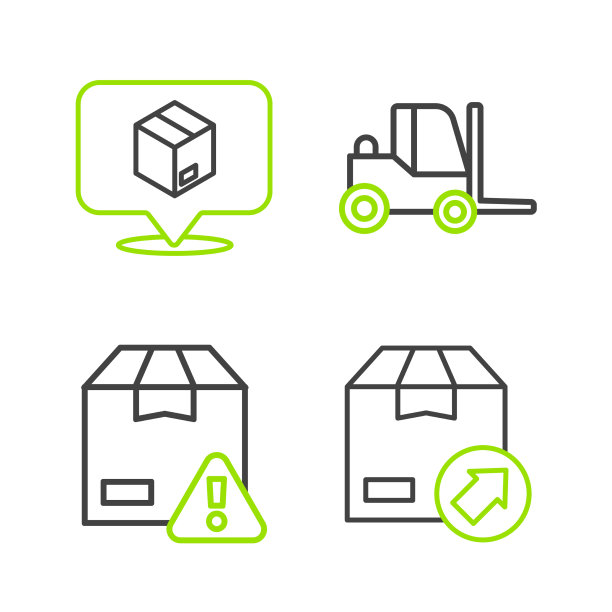 套线纸箱纸箱交货安全图片下载