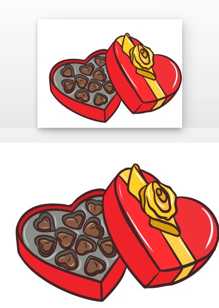 情人节巧克力礼物礼盒图片下载