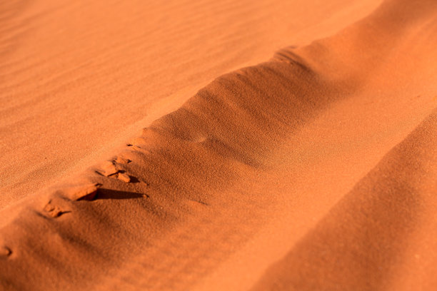 金色的沙漠沙日落背景图片下载