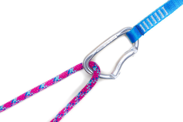 快拔钩上带结的绳子图片下载