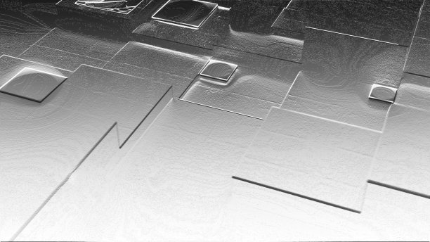 金属抽象网格立方体灰色背景4k图片下载