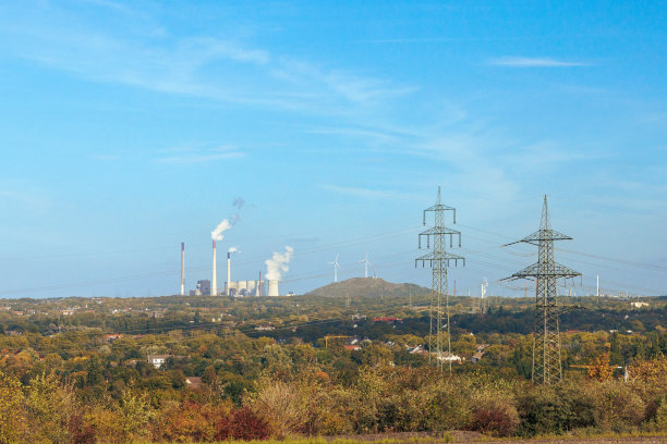 能源工厂的工业视图图片下载