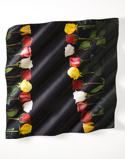 丝巾孤立在白色背景上图片下载