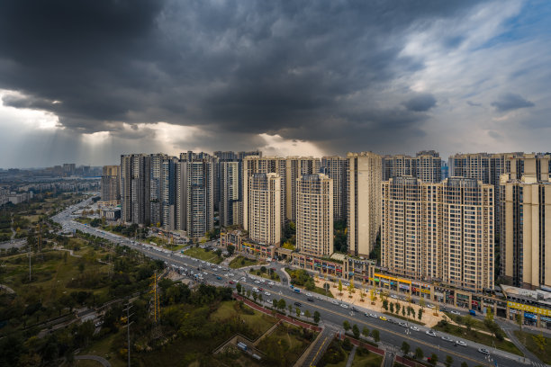 多云的成都图片下载