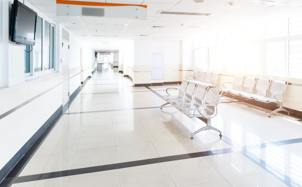 医院候诊室里空着椅子图片下载