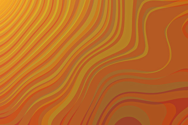 抽象橘色曲线背景图片下载