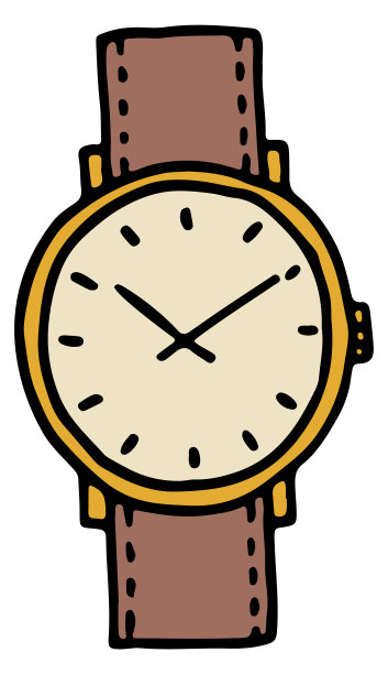 复古腕表图标。复古手钟图片下载