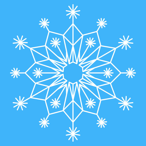 雪花图案，雪花图案星辉图片下载