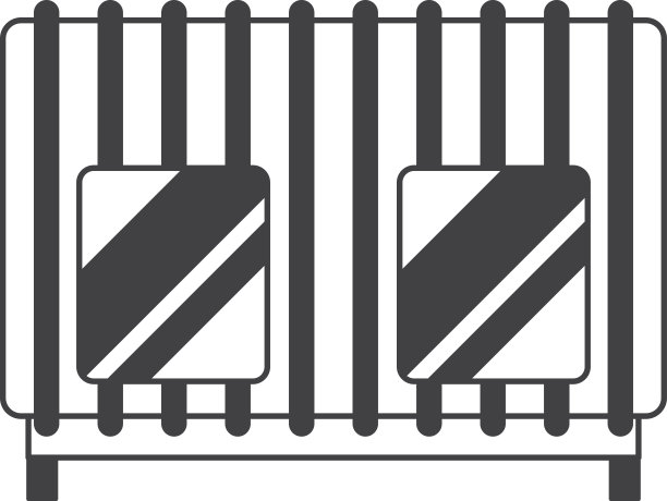 极简风格的集装箱房屋插图图片下载