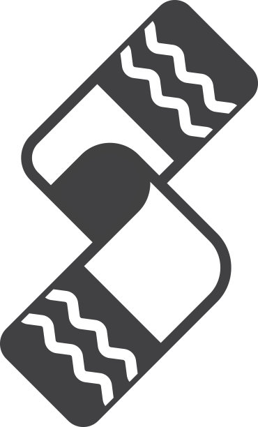 极简风格的圣诞围巾插图图片下载