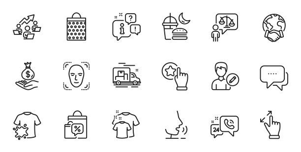 轮廓集人脸检测触摸屏手势图片下载