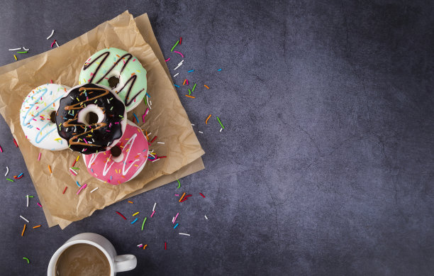 甜点甜甜圈图片下载