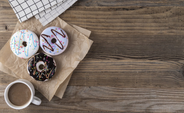 甜点甜甜圈图片下载