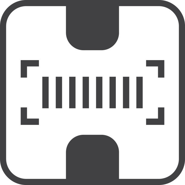 包裹和条码插图的最小风格图片下载