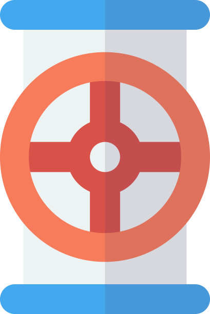 最小风格的管道插图阀门图片下载