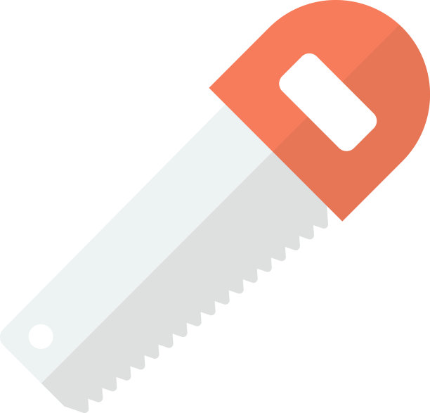 极简风格的锯插图图片下载