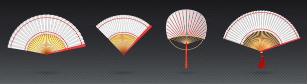 现实的手扇png透明的背景图片下载