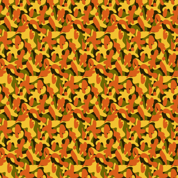 用于纺织品设计说明的迷彩无缝图案图片下载