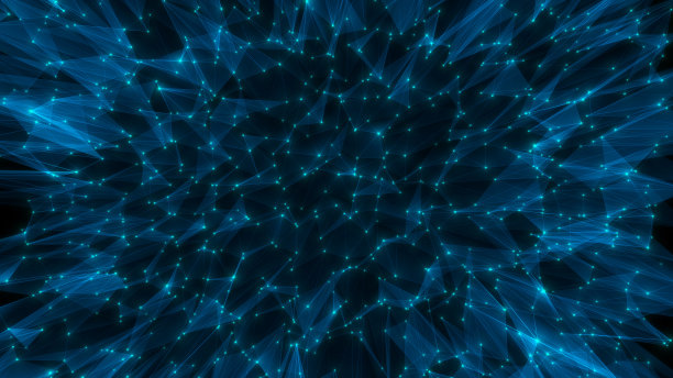 网点线技术粒子背景图片下载