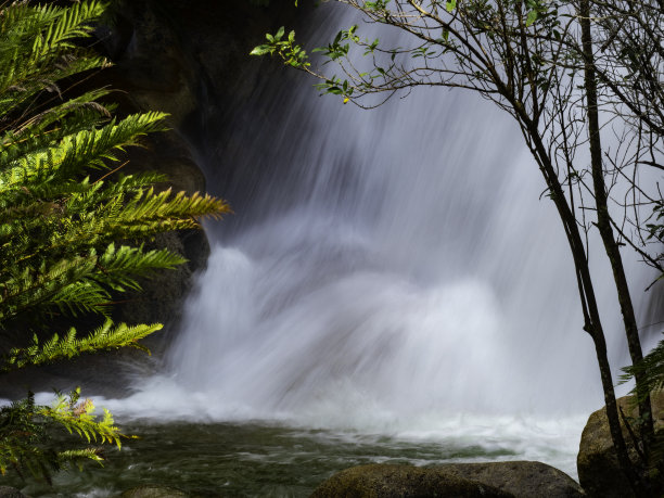 瀑布底部图片下载