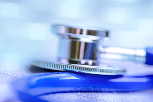 听诊器特写，留有复制空间图片下载