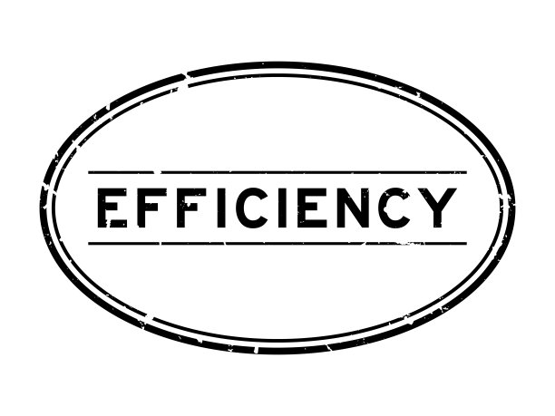 垃圾黑色效率字橡胶印章印章在白色背景图片下载