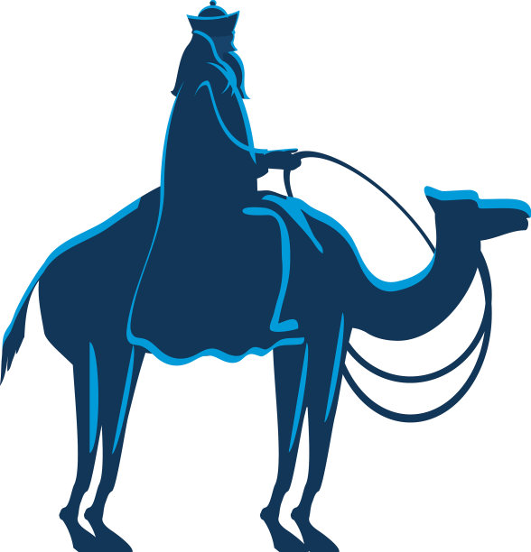 骑骆驼的英明国王图片下载