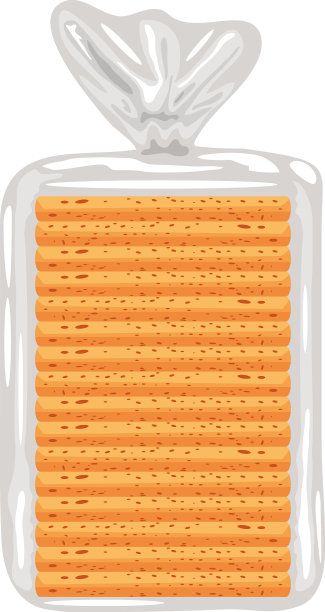 塑料袋装面包图片下载