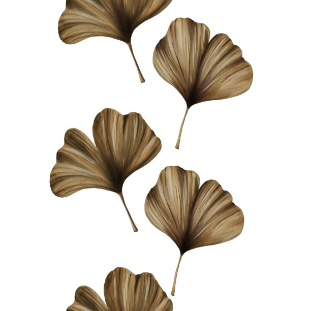 叶片无缝花纹图片下载