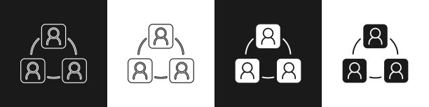 将会议图标设置为黑白隔离图片下载