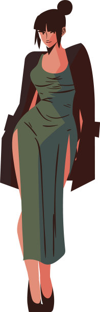 穿外套的女人图片下载