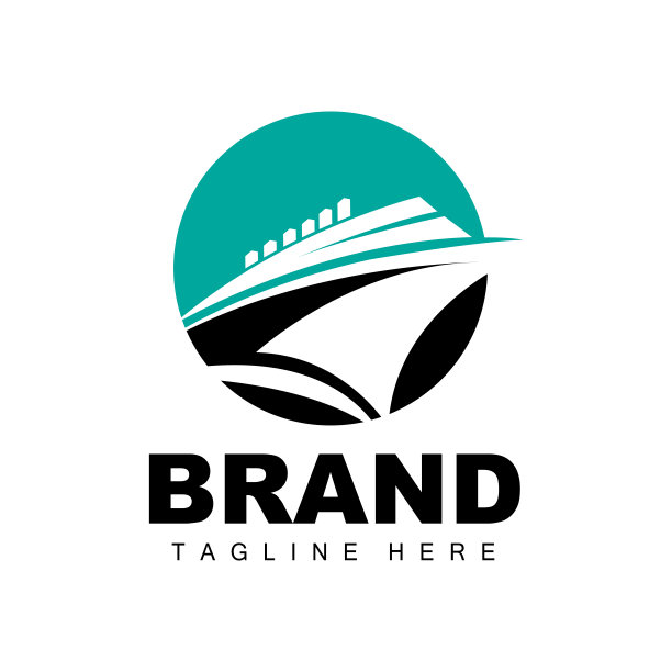 船的标志，海洋运输矢量，和游轮，货物，物流，帆船学校，快艇图片下载