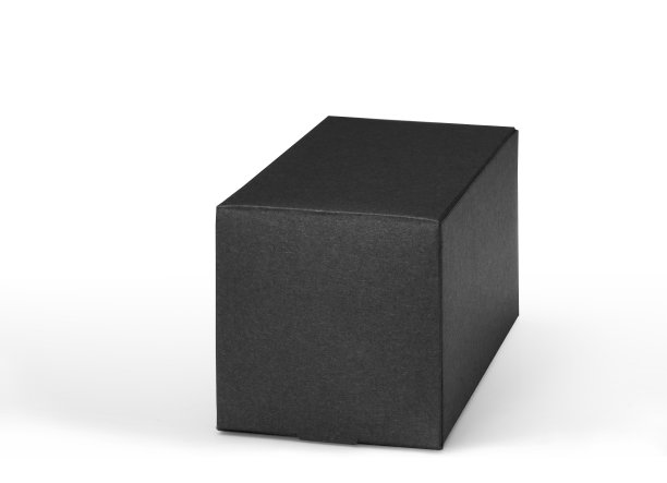 黑盒子在白色背景与剪辑路径图片下载