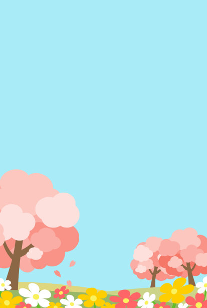 美丽的樱花框架材料图片下载