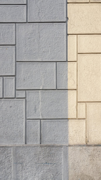 粉刷墙的方形构图图片下载