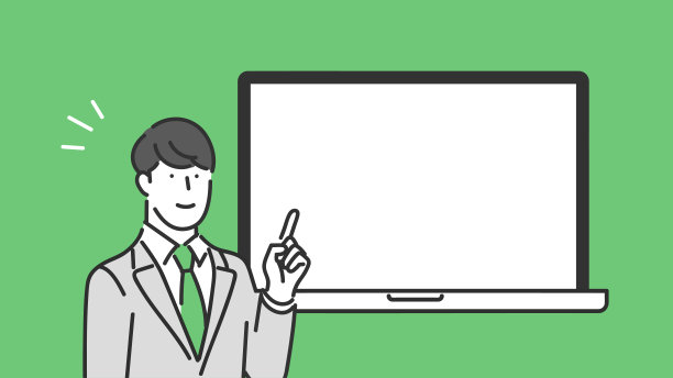 一位商务人士指着笔记本电脑屏幕寻求解释。图片下载