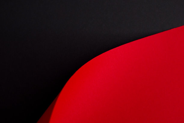 红色和黑色抽象曲线背景，壁纸图片下载