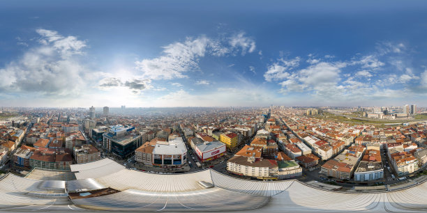 伊斯坦布尔鸟瞰图图片下载