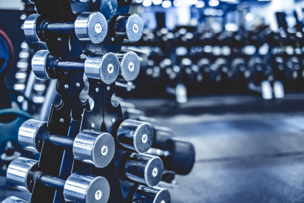 架子上有一套哑铃图片下载