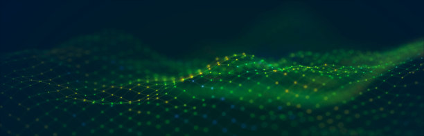 美丽的插图与连接的点和线。数字网络背景。演示的背景。3 d图片下载