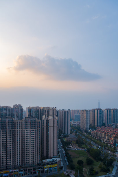 黄昏现代都市图片下载