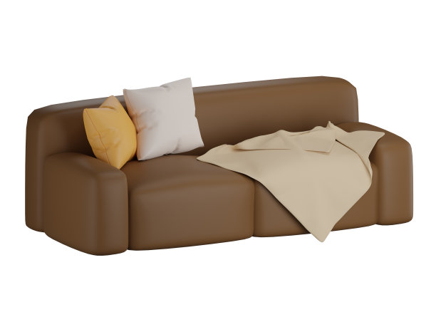 3D真皮沙发图片下载