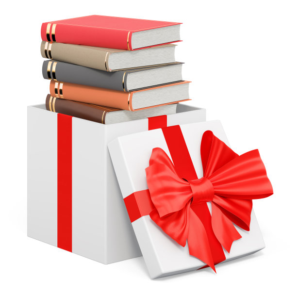 礼盒内书籍，3D渲染图片下载