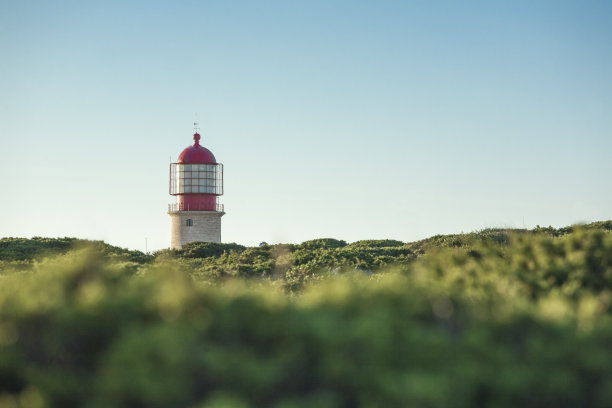 圣文森特角灯塔塔，萨格雷斯，葡萄牙图片下载