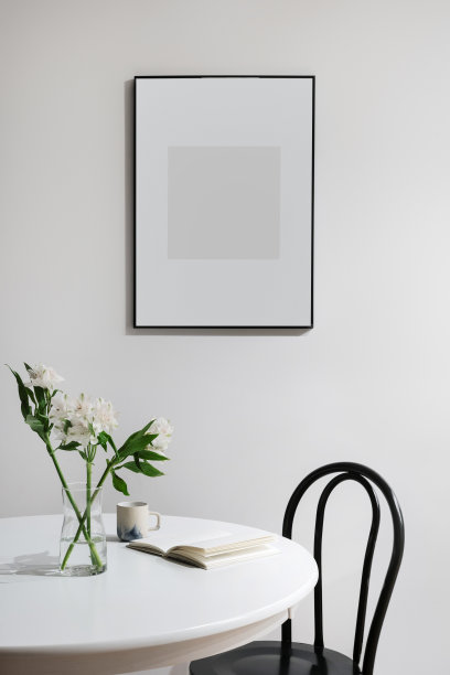 现代公寓的装饰，室内光线图片下载