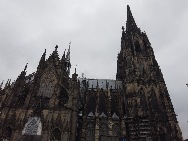 位于德国科隆市的哥特式天主教大教堂图片下载