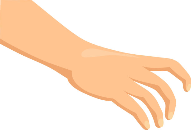 人手掌抓空手指的手势图片下载