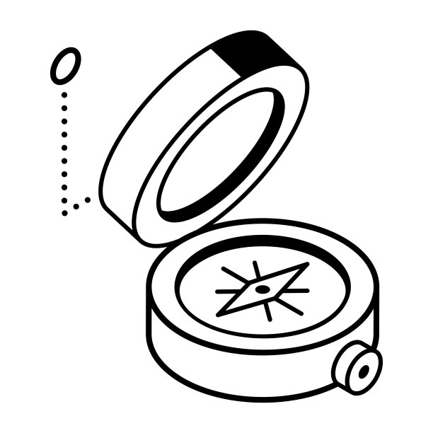 一个方便的轮廓在线秩序等距图标图片下载