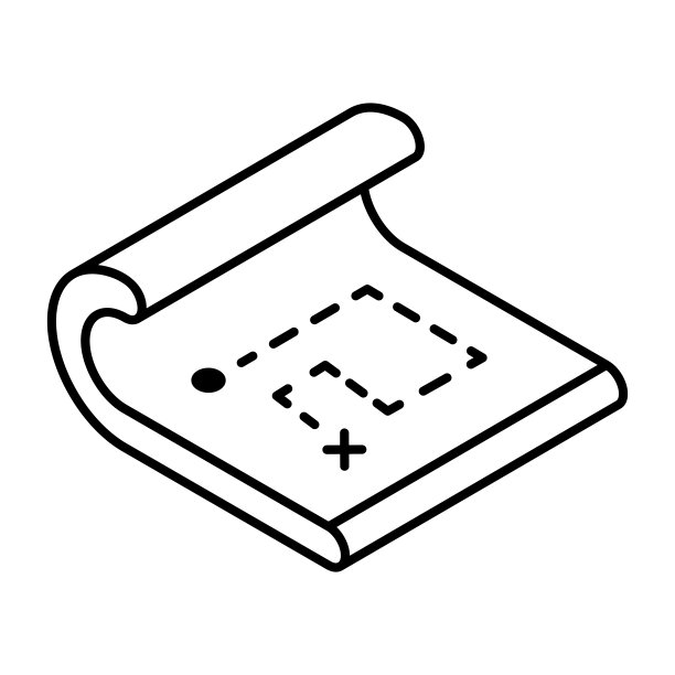 一个方便的轮廓在线秩序等距图标图片下载