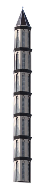 白色背景上孤立的清真寺圆顶图片下载